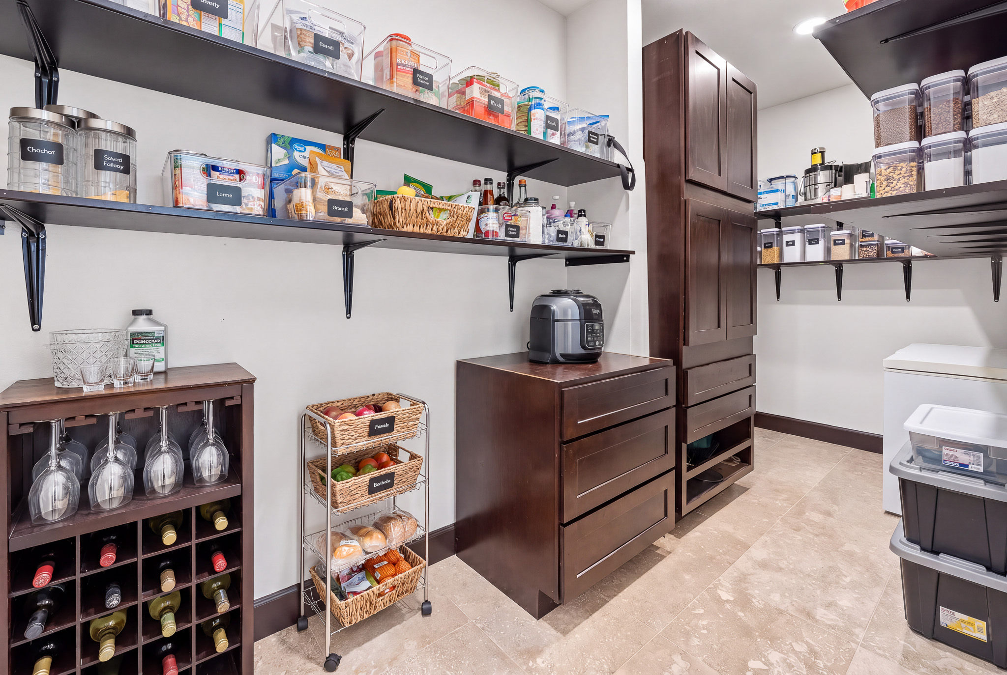 Walk-In Pantry — custom 2023 ranch home on 4 acres in Platteville, Colorado