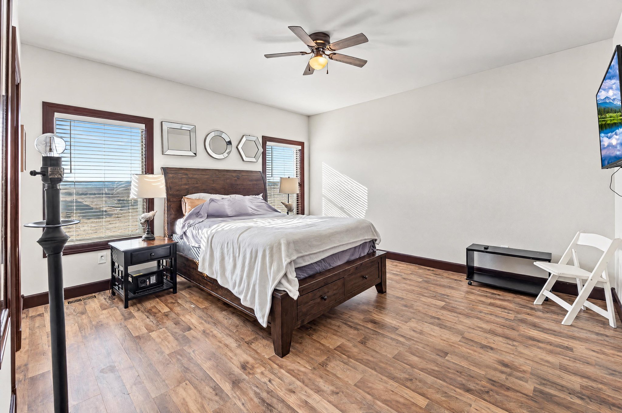Bedroom 2 — custom 2023 ranch home on 4 acres in Platteville, Colorado