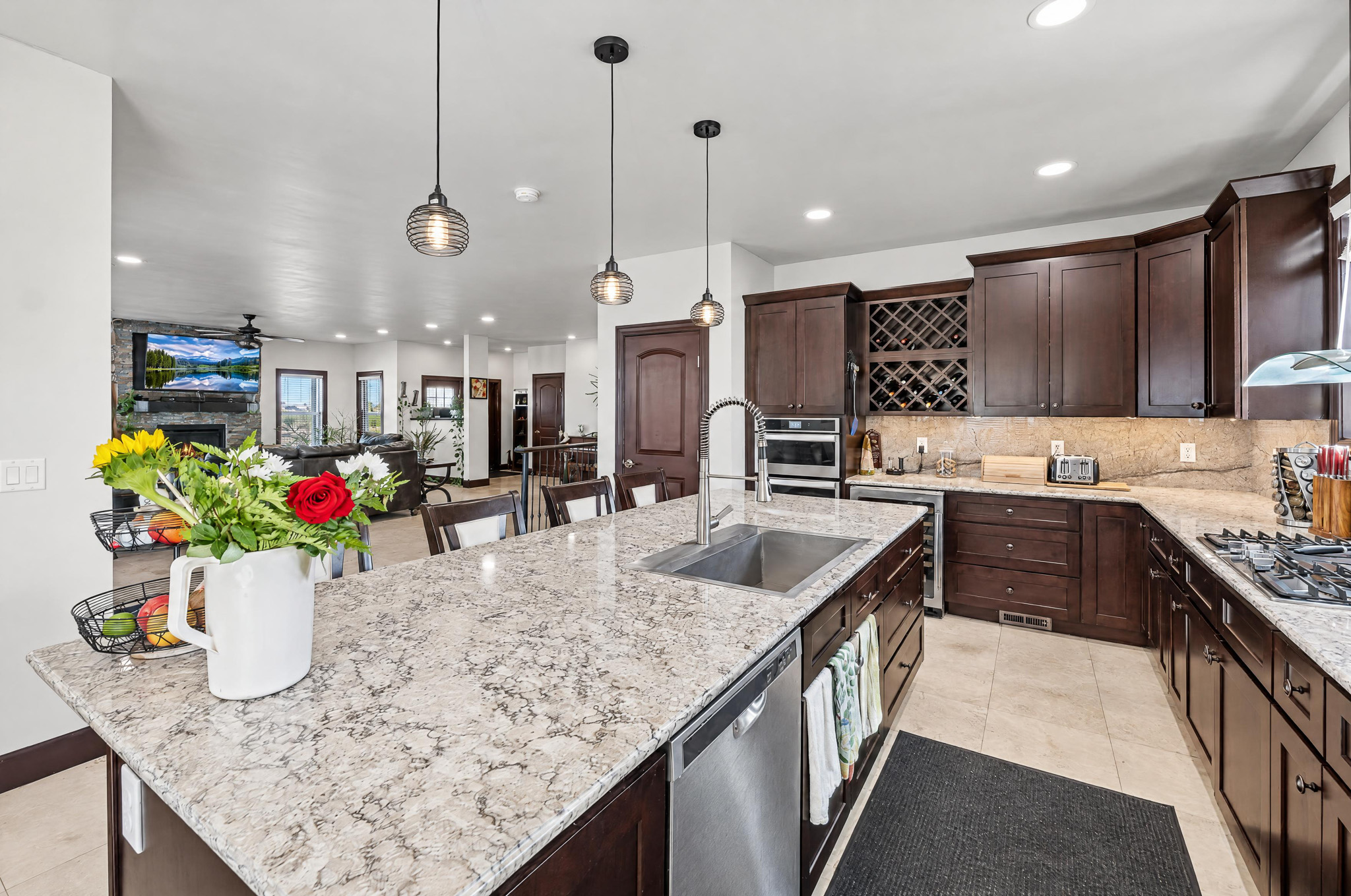 Kitchen Detail — custom 2023 ranch home on 4 acres in Platteville, Colorado