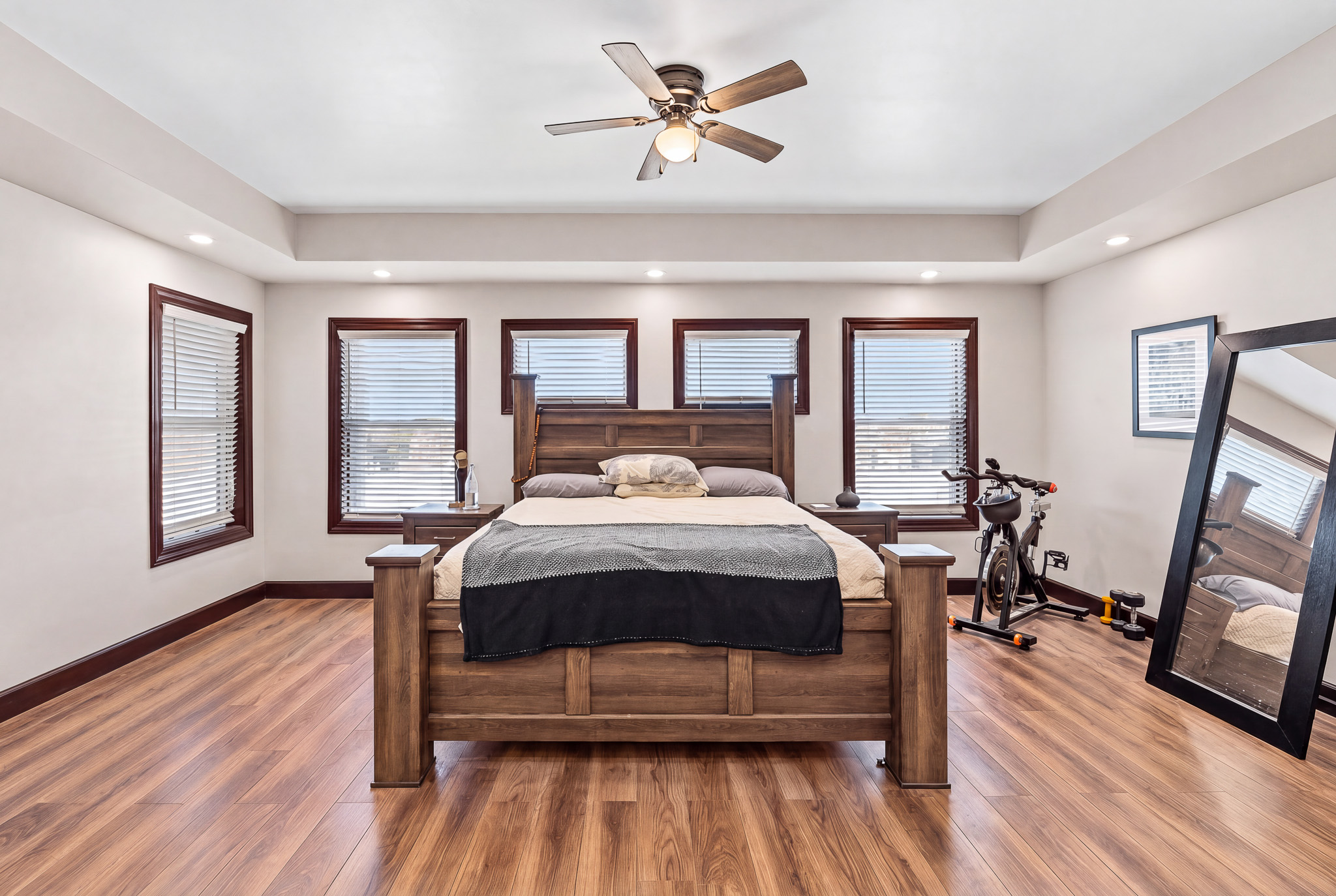 Primary Bedroom — custom 2023 ranch home on 4 acres in Platteville, Colorado