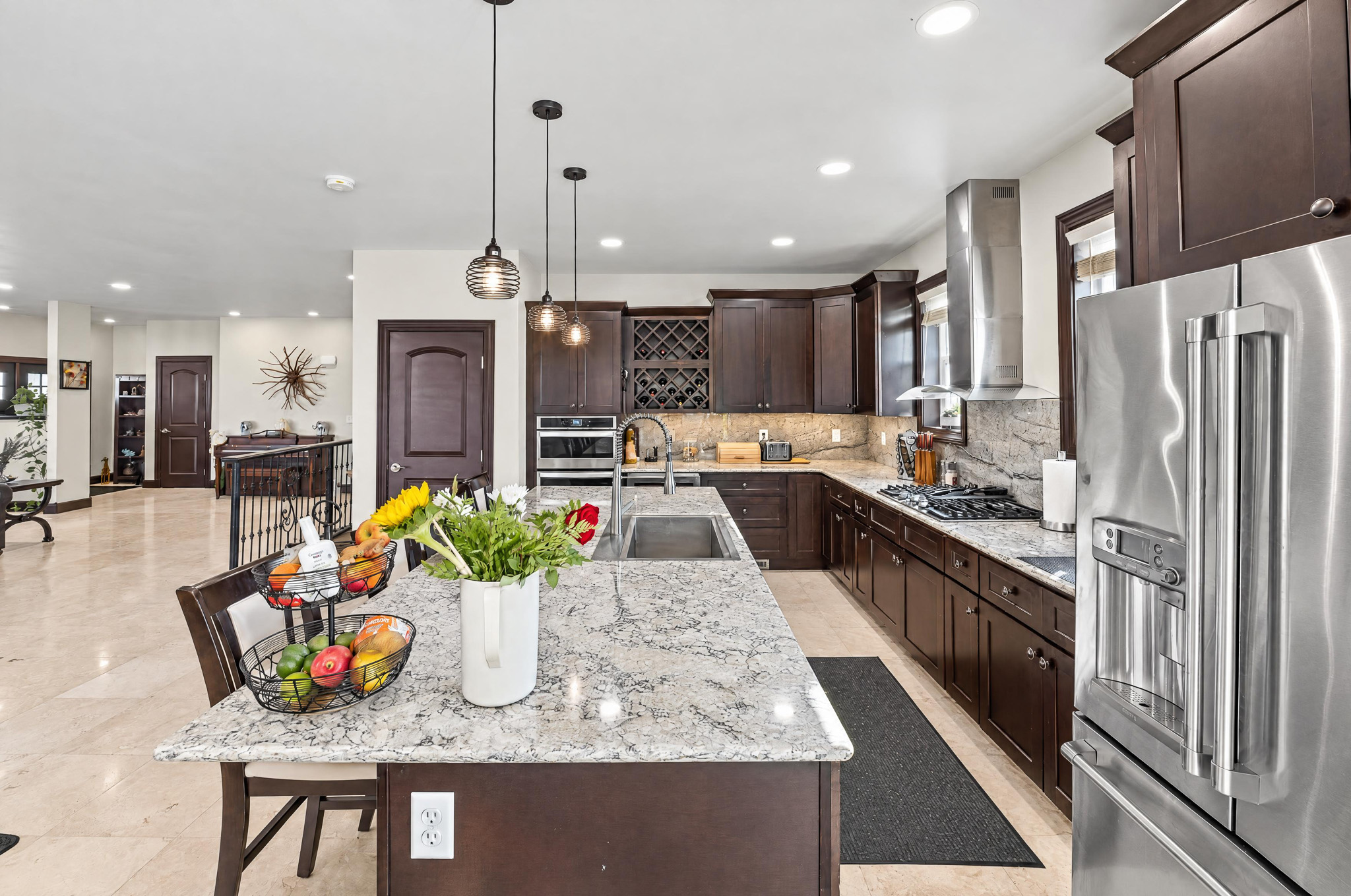 Kitchen — custom 2023 ranch home on 4 acres in Platteville, Colorado