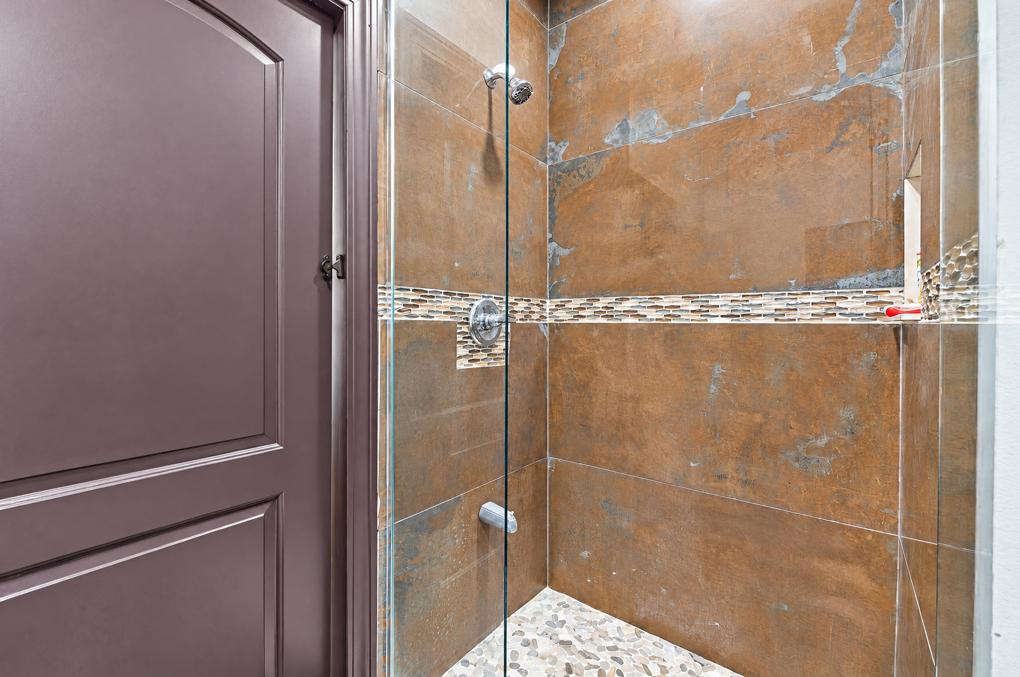 Walk-In Shower — custom 2023 ranch home on 4 acres in Platteville, Colorado