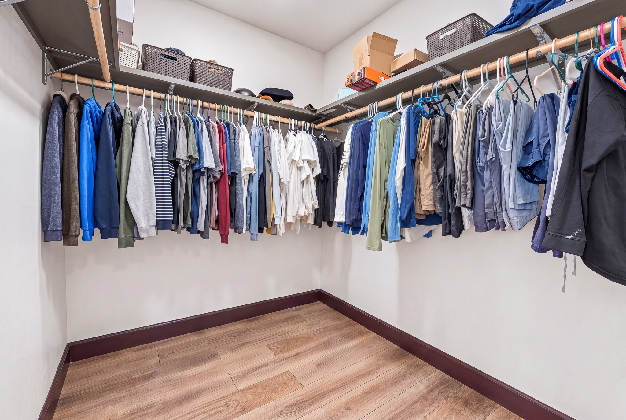 Walk-In Closet — custom 2023 ranch home on 4 acres in Platteville, Colorado