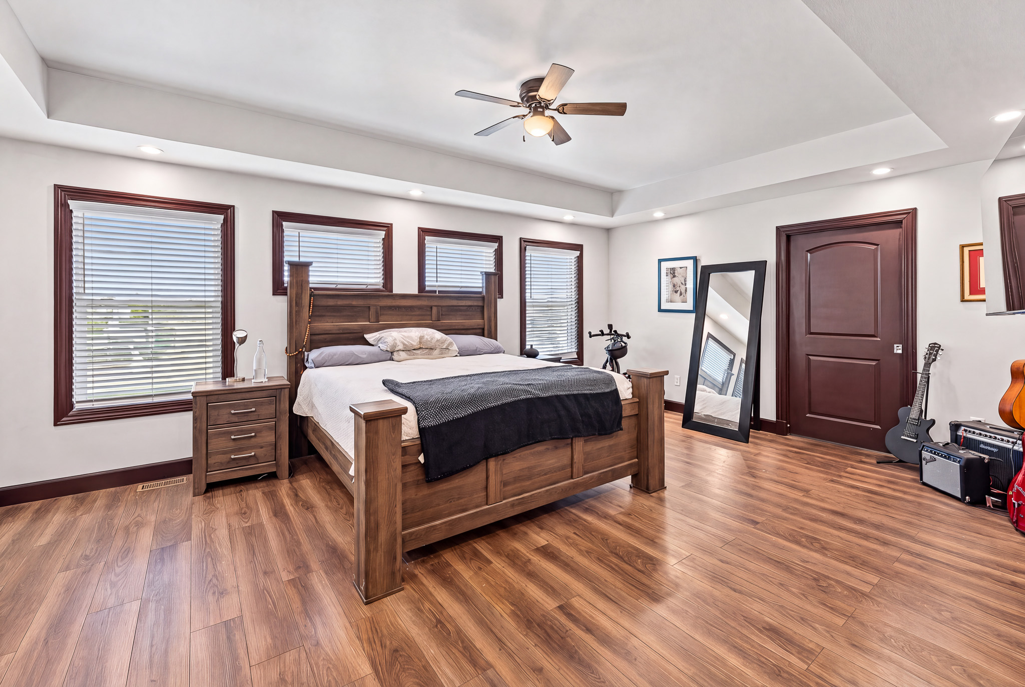 Primary Bedroom — custom 2023 ranch home on 4 acres in Platteville, Colorado